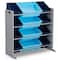 Kids Storage Organizer With 12 Plastic Bins